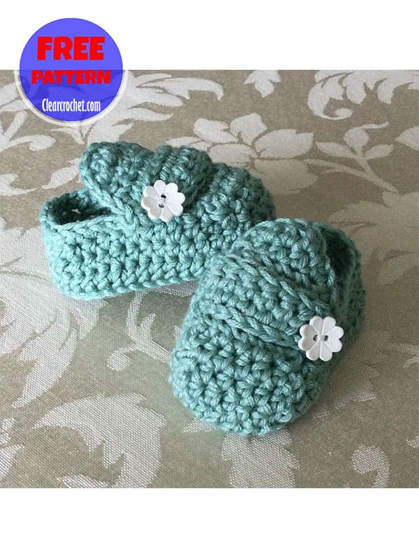 baby moccasins crochet pattern