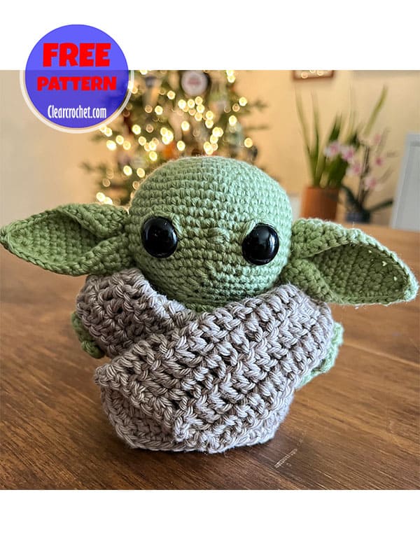 baby yoda crochet pattern