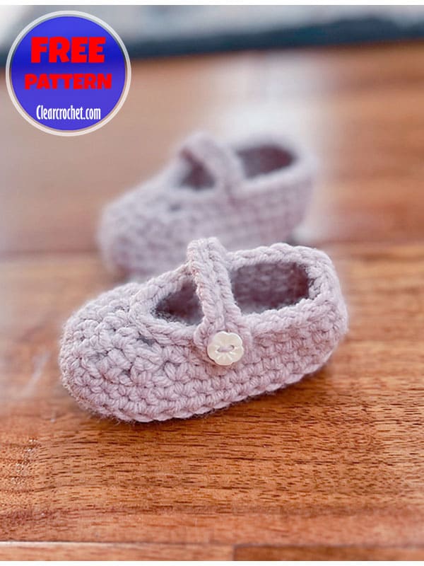 easy crochet baby booties​