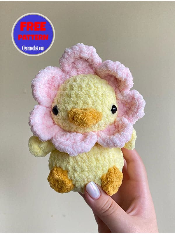 flower duck crochet pattern