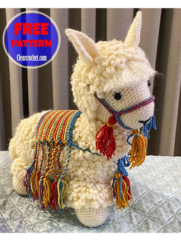 free llama crochet pattern