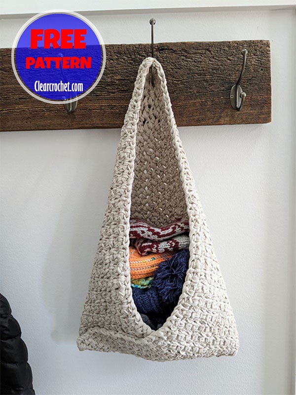 hanging crochet basket pattern