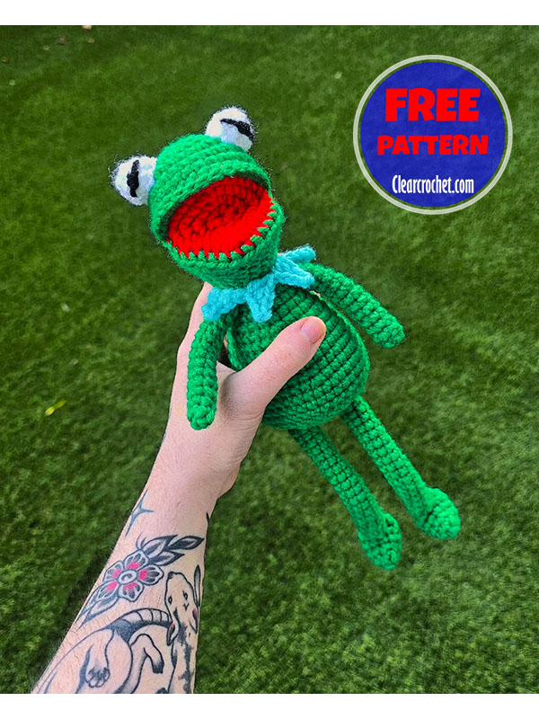 kermit the frog crochet pattern