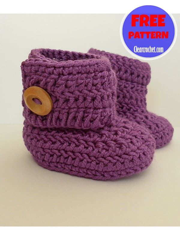 newborn to 5 years ​baby bootie crochet pattern