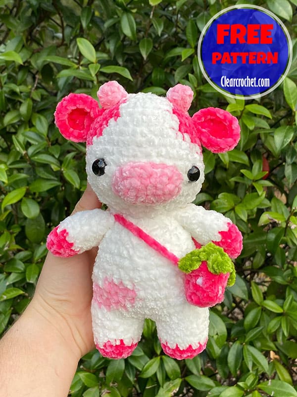 strawberry cow crochet pattern