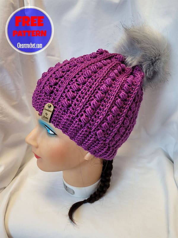 teen & adult unisex crochet beanie hat