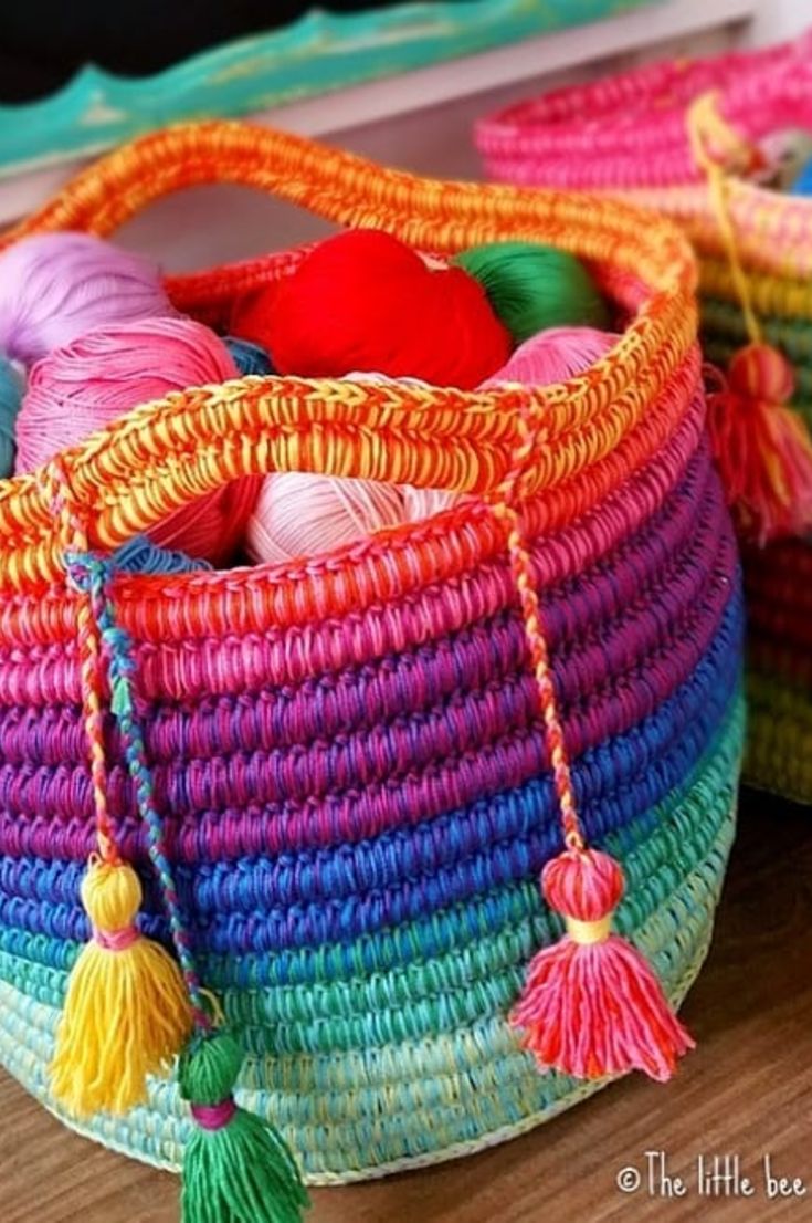 Crochet Basket; How To Make Roller Basket Making /Combed Basket From ...
