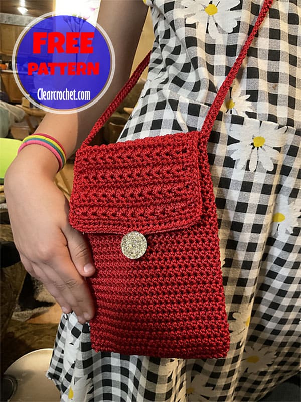 cute and quick crochet shoulder bag