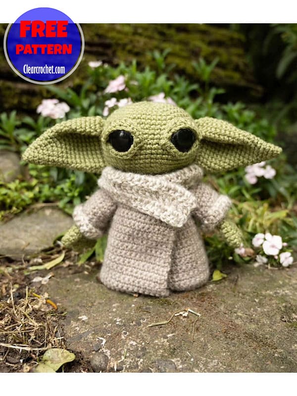 Free amigurumi baby yoda crochet pattern (2)