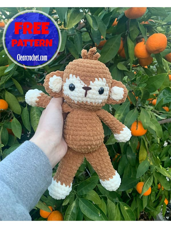 monkey crochet free pattern (2)