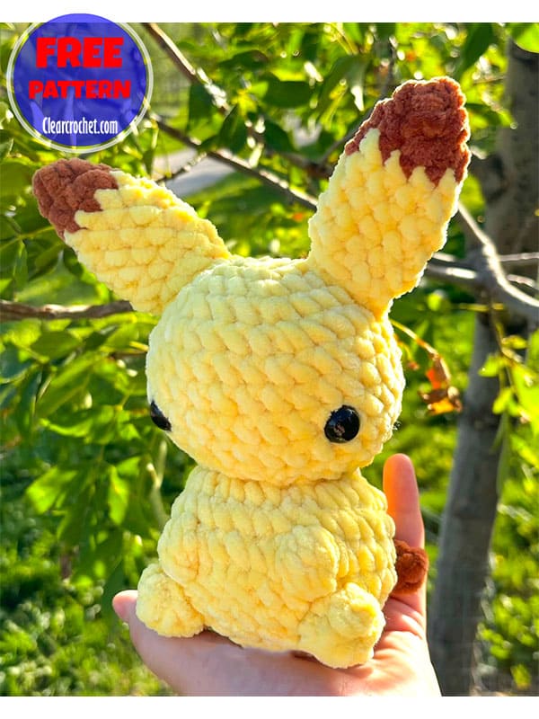 pikachu crochet pattern